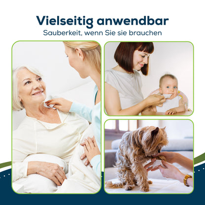 Sensalou wet wipes for adults XXL - 23 x 33 cm