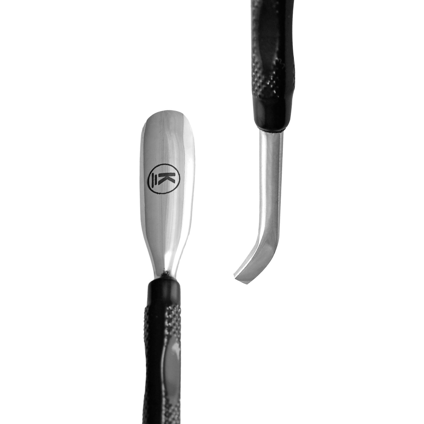 Nagelhautschieber mit Löffel aus Edelstahl