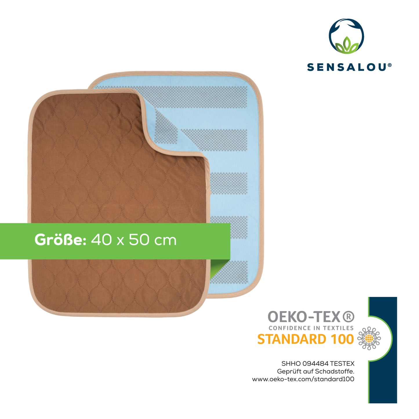 Sensalou Coussin de chaise pour incontinence imperméable