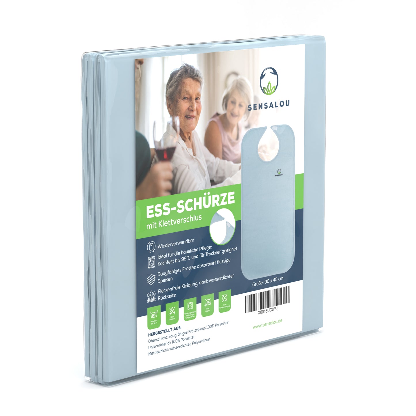 Sensalou Tablier de repas adulte