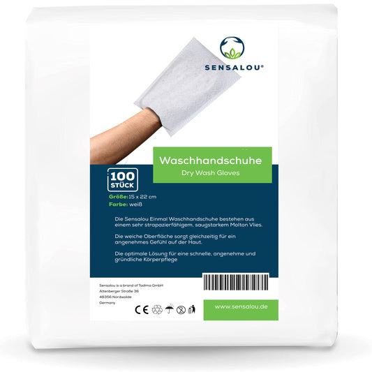 Gants de toilette jetables Sensalou