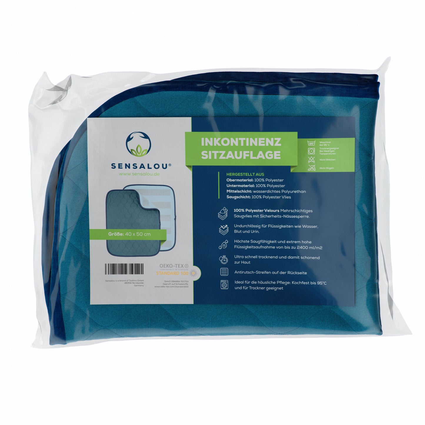Sensalou Coussin de chaise pour incontinence imperméable